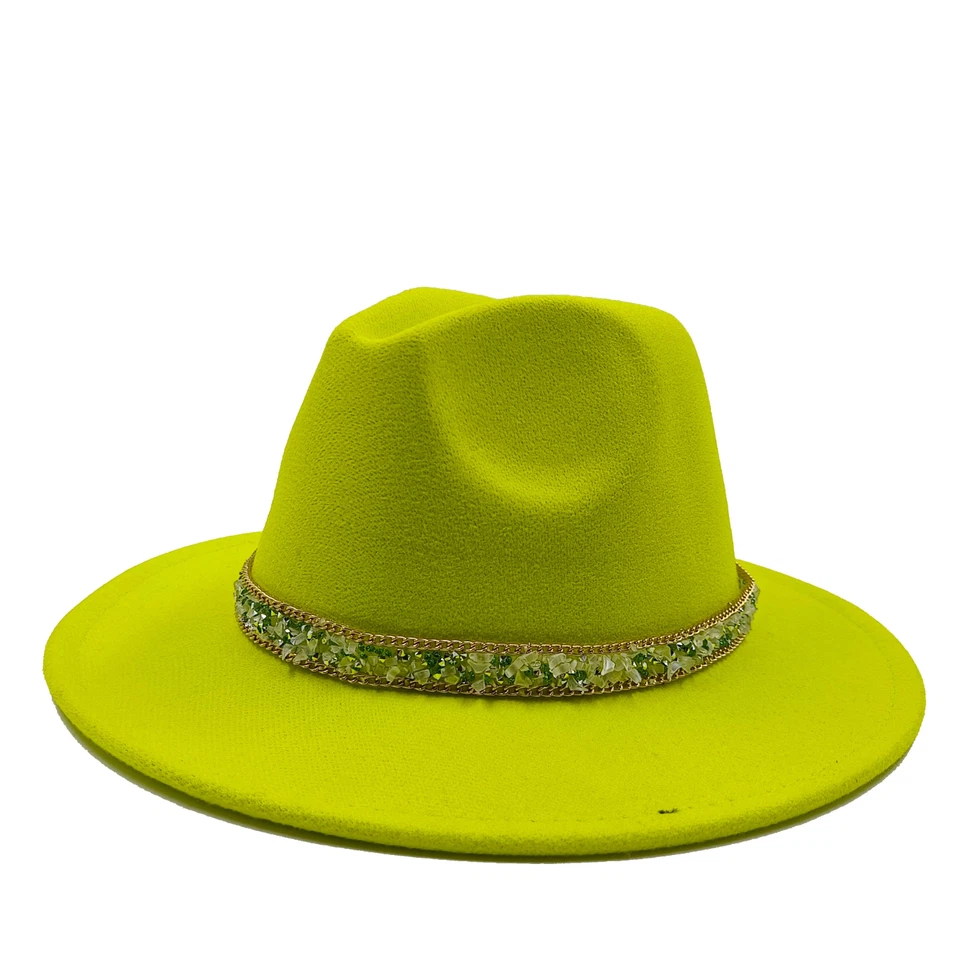 Cappello in Feltro Uomo Donna Panama Sombrero Taglia: 56/58 Jazz - Immagine 4 di 4