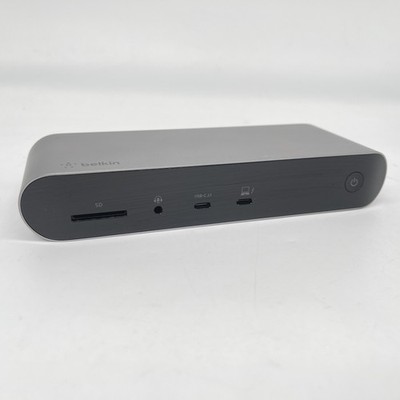 Belkin Thunderbolt 4 Dock Pro, geeignet für 1 Monitor (8K bei 30 Hz) oder 2 Moni