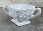 Vintage Indiana Glass Tiara Milk Glass Sugar Bowl With Handles
