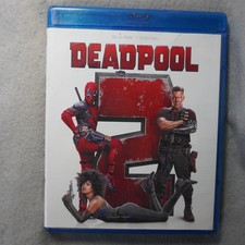 Deadpool 2 Blu-Ray VG  Ryan Reynolds Free Shipping Action Comedy