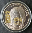 1oz Silver KISS Round Gilded in a Capsule