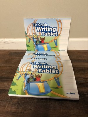 Abeka 1st Grade Writing Tablet, Cursive or Manuscript (Bound) New