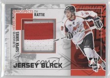 2010 ITG Heroes and Prospects Subway Series Game-Used Black Jersey Ty Rattie 0f8