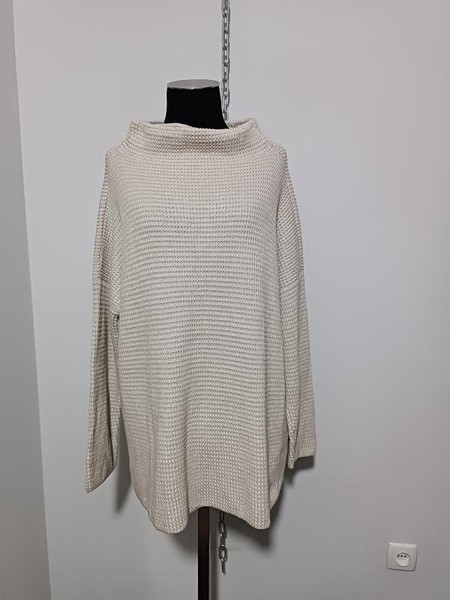 Women Eileen Fisher Sweater Beige Cotton 40 / L /