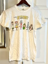 Vintage 1985 AUTHENTIC The Jetsons Vintage Double Sided Shirt SZ L Hanna Barbera