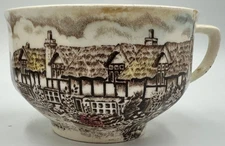 Johnson Bros Olde English Countryside Cup Made in England Brown Transferware