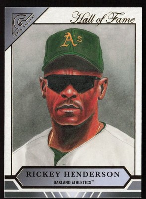 Rickey Henderson 2020 Topps Gallery Hall of Fame #HOFG-7 - Oakland Athletics