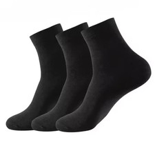 3 6 Pairs Mens Women Diabetic Health Quarter/Ankle Circulatory Cotton Socks