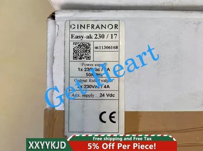 NEW Easy-ak230/17 INFRANOR Easy-ak 230 /17 servo drive DHL or fedex or UPS