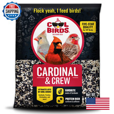 Cool Birds Cardinal Crew Wild Bird Seed 10 Lb. Black Oil Sunflower Sunflower 3.21 per gallon