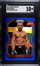 2021 Panini Prizm UFC Petr Yan #79 Blue Prizm /199, SGC 10 Panini DEBUT Year!!!
