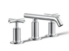 Kohler Purist K-14410-3-CP Widespread Bathroom Sink Faucet Drain Polished Chrome