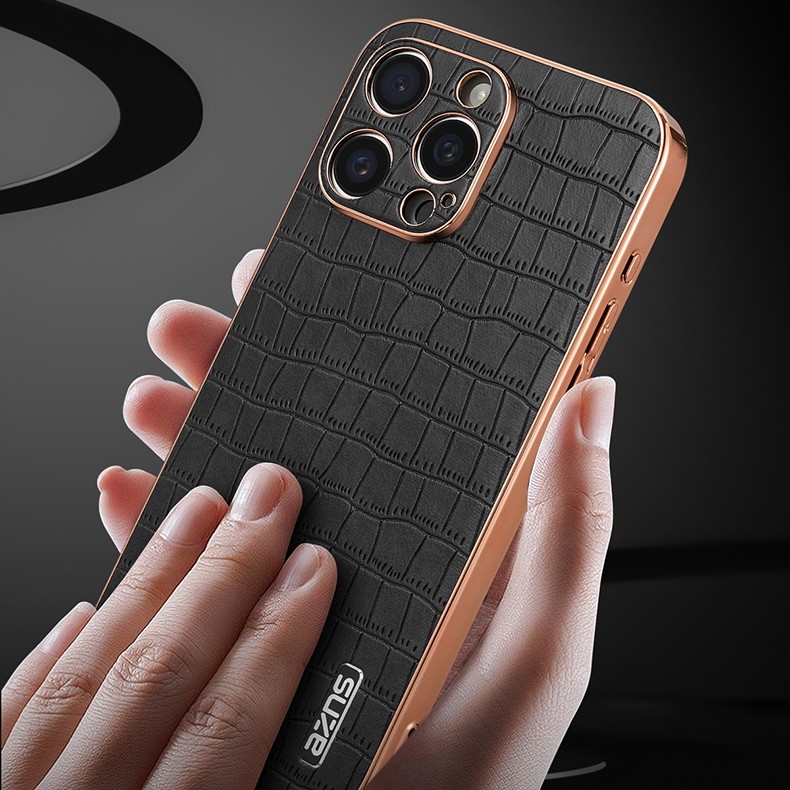 Retro Plated Leather Case For iPhone 17 Pro Max/17 Air/16e/15