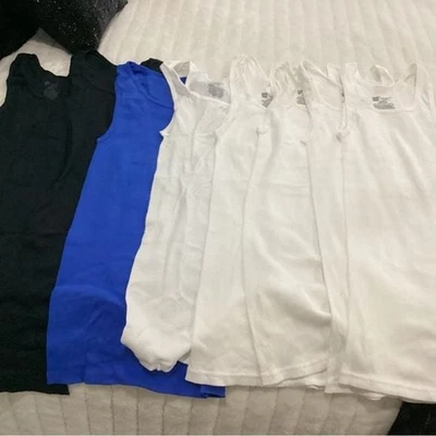 Hanes Sleeveless Tank Tops - Set of 8 - Size S - NWOT - Image 1 of 4