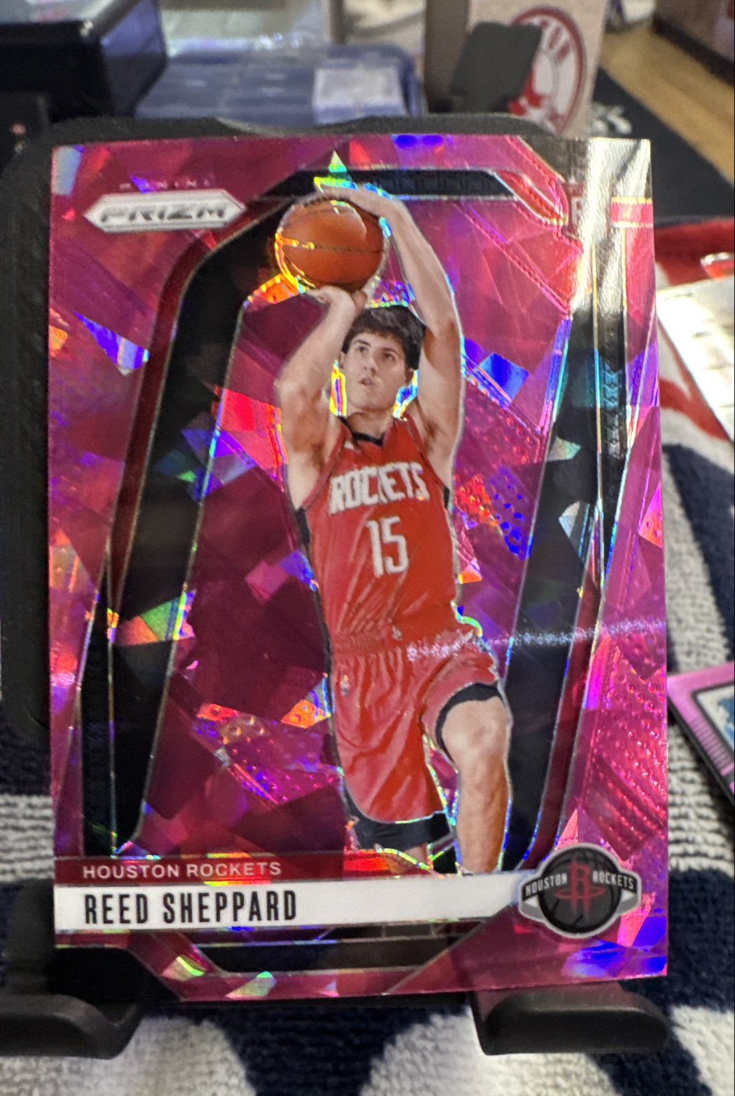 2024-25 Panini Prizm - Reed Sheppard #268 Pink Ice Prizm (RC)
