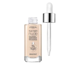 L'Oreal Paris True Match Hyaluronic Tinted Serum Foundation Makeup, Medium Tan