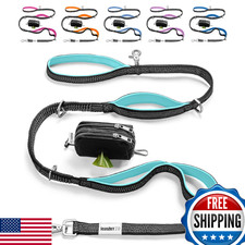 No-Pull Bungee 6ft Dog Leash for Large Dogs, Reflective, Heavy Duty