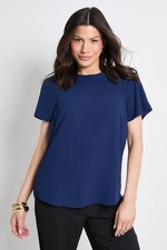 Debenhams Navy T-Shirt Womens Daywear Tops
