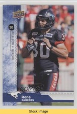 2018 Upper Deck CFL Blue Rene Paredes #67 READ 0s5