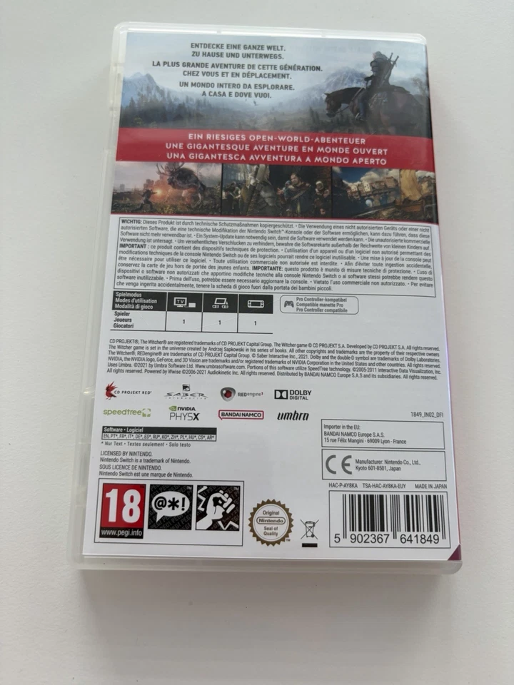 Nintendo Switch the Witcher 3 Wild Hunt - Bild 3 von 3