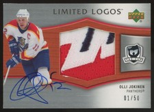 2005-06 Upper Deck The Cup Olli Jokinen Limited Logos Patch Auto /50 #LL-OJ