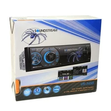 SOUNDSTREAM VR-345B 1DIN 3.4" LCD SCREEN DVD CD PLAYER BLUETOOTH USB AUX REMOTE