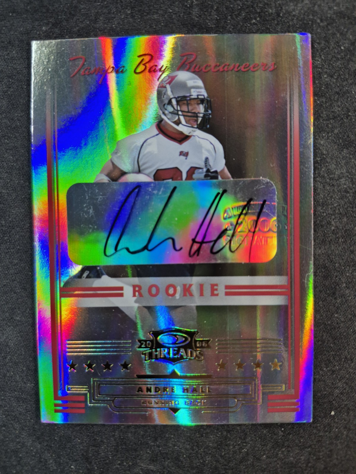 2006 Donruss Threads Rookie Auto #264 - Andre Hall RC /999 Buccaneers USF