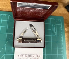 VINTAGE BOKER TREE BRAND SOLINGEN GERMANY APPALACHIAN TRAIL CANOE KNIFE   IN BOX