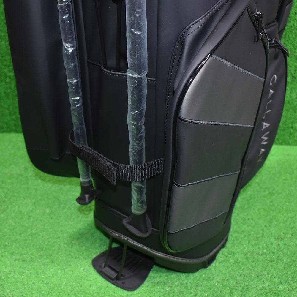 Callaway black stripes stand bag golf carry caddy bag rare japan