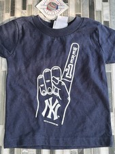 MLB New York Yankees baby Shirt Size 6 months NWT Soft as A Grape #1 Fan