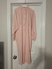 VTG Balenciaga Silk Women  s Pink Shirt Dress Simple Chic Size 6 US