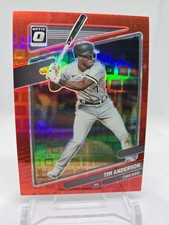 2021 Optic Tim Anderson 65/99 Red Pandora Prizm #181 Chicago White Sox L👀k!