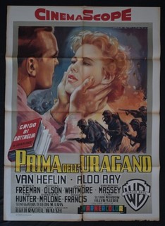 manifesto 2F PRIMA DELL'URAGANO van heflin aldo ray nany olson massey