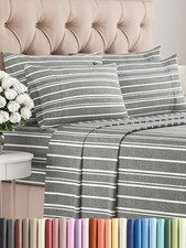Cal King 6 Piece Sheet Set - Comfy Breathable Cooling - Soft Hotel Luxury Be...