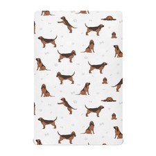 Fitted Crib Sheets Dogs Bloodhound Stretchy Portable Playard Sheets for Baby ...