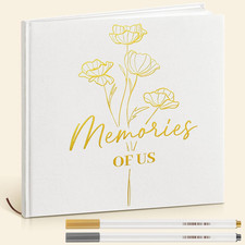 Hardcover Couples Scrapbook 144 Pages 8.7 X 8.7" Couples Photo Album Scrapbook J