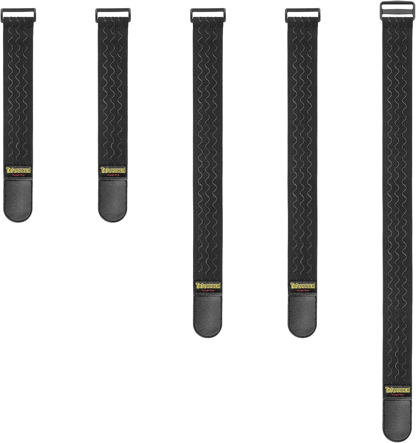 Trilancer Elastic Cinch Straps with Anti-Slip 3 size combo(30+46+61)cm