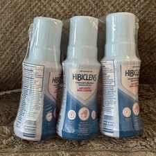 (3) Hibiclens 4% Antiseptic Skin Cleanser with Foaming Pump, 8 Fl Oz - 02/27