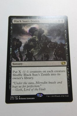 MTG Black Sun's Zenith x1- -Commander 2014-Lightly Played