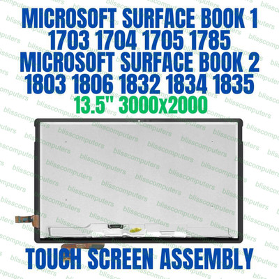 Microsoft Surface Book 2 1832 1834 13.5'' LCD Screen M1039239-001