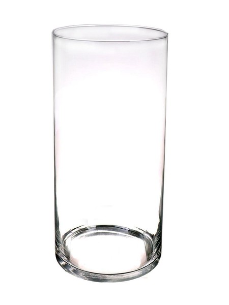 INNA-Glas Dekovase Boden Zylinder Sanya Air, Aus Glas, Transparent, 70Cm, Ø19Cm-image