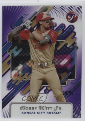 2025 Topps Pristine Purple Refractor /99 Bobby Witt Jr #295 tw0