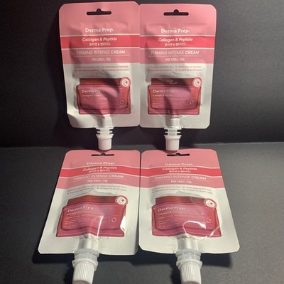 4 x Derma Prep Collagen Peptide Firming Intense Cream Korean Skincare 1.18oz
