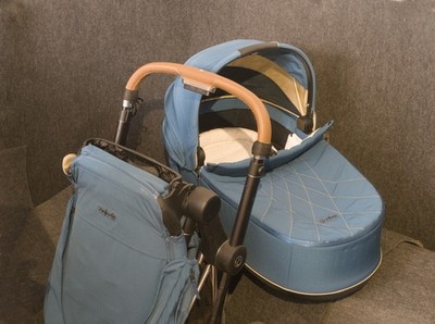 Cybex Priam Platinum (Kinderwagen Sportwagen) Mountain Blue
