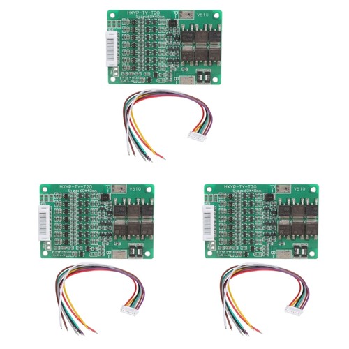 18650 Battery Management System 7S 29.4V 15A With Balanced Charging Overcurrent - Picture 2 of 15