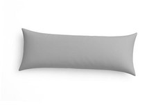Body Pillowcase 20x72 Body Body Pillowcase 20x72 Zipper Closer Silver Grey