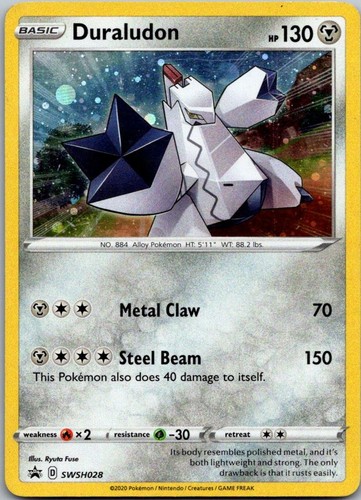 Duraludon SWSH028 – Holo Promo – Near Mint – Pokémon TCG Black Star Promo