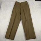 Vintage WW2 US Army Wool Field Trouser Pants Military 29x29 40s 50s