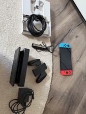 Nintendo Switch OLED HEG-001 64GB Neon Rot/Blau + Dock Set OVP