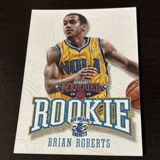 Panini 2012-13 Marquee Basketball Brian Roberts Rookie Hornets Card #415. rookie card picture
